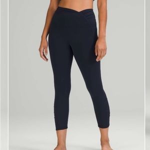 Lululemon Align High-Rise Ruched Waist Crop 22"